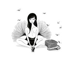 My locked heart. Traditional illustration, Drawing, Digital Illustration, Portrait Drawing, and Digital Drawing project by Oren Gvili - 07.17.2021