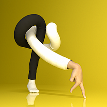 My project in Abstract 3D Art course. Un progetto di 3D, Animazione 3D, Progettazione 3D e Design digitale di Hưng Diệp - 29.07.2021