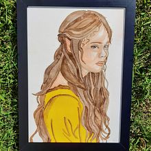 Meu projeto do curso: Retrato em aquarela a partir de uma fotografia Ein Projekt aus dem Bereich Traditionelle Illustration, Aquarellmalerei und Porträtzeichnung von Melissa Terres - 30.07.2021