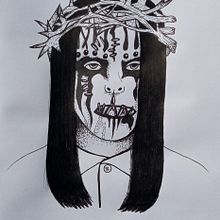 Meu projeto do curso: Desenho de tatuagem blackwork. Homenagem ao Joey Jordison. Un proyecto de Ilustración tradicional, Ilustración digital y Diseño de tatuajes de Julia Borges Pettres - 30.07.2021