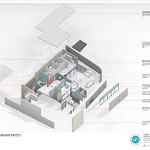 Casa Capas Israel - Daniela Vargas Gómez - Universidad Nacional de Colombia. Projekt z dziedziny 3D,  Architektura, Architektura wnętrz,  Modelowanie 3D, Architektura c, frowa i Wizualizacja architektoniczna użytkownika Daniela Vargas Gómez - 26.07.2021