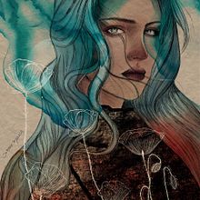 Meu projeto do curso: Retrato Ilustrado com Procreate. Traditional illustration, Vector Illustration, Digital Illustration, and Portrait Drawing project by Simone Marrach - 07.25.2021