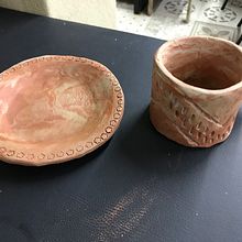 Meu projeto do curso: Técnicas de marmorização em cerâmica Ein Projekt aus dem Bereich Erweiterungsentwicklung, H, werk und Keramik von Patricia Cury - 04.08.2021