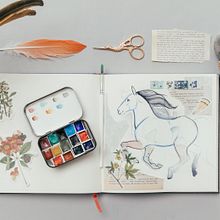 My project in Animal Illustration: Capturing Wildlife in a Sketchbook course. Traditional illustration, Collage, Sketchbook, and Naturalistic Illustration project by Jenny Rae - 07.31.2021