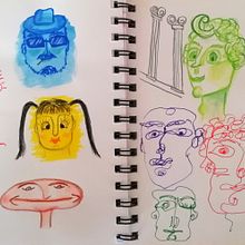 Il mio progetto del corso: Tecniche di illustrazione per sbloccare la tua creatività. Projekt z dziedziny Design, Tradycyjna ilustracja,  Sztuki piękne,  Malarstwo, Kreatywność, Kreatywne zabawy z dziećmi i Sketchbook użytkownika Debora Lubiana - 31.07.2021