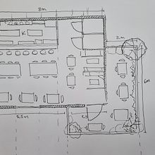 My project in Introduction to Freehand Architectural Design course. Un proyecto de Arquitectura e Ilustración arquitectónica de Thomas Lenz - 30.07.2021
