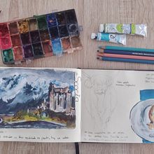 Mi Proyecto del curso: Cuaderno de viaje en acuarela. Traditional illustration, Watercolor Painting, Architectural Illustration, and Sketchbook project by ELENA MUELAS TEROL - 07.31.2021