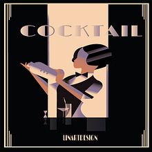My project in Art Deco Style for Digital Illustration course. Un progetto di Illustrazione tradizionale, Belle arti, Design di poster  e Illustrazione digitale di linartdesign - 30.07.2021