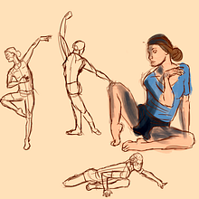 some sketches. Traditional illustration project by micael.conti - 08.01.2021