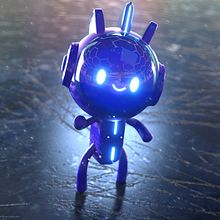 BOTY BLUE OCTANE RENDER BY OSCAR CREATIVO. Een project van  Ontwerp, Traditionele illustratie,  Reclame, 3D-animatie,  3D-modellering, 3D-karakterontwerp,  3D-ontwerp,  3D-belettering y 3D van Oscar Creativo - 01.08.2021