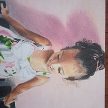 Mi Proyecto del curso:  Retrato realista con lápices de colores. Traditional illustration, Fine Arts, Pencil Drawing, Drawing, Portrait Drawing, Realistic Drawing, and Artistic Drawing project by Azucena Cervantes Arvizu - 07.30.2021