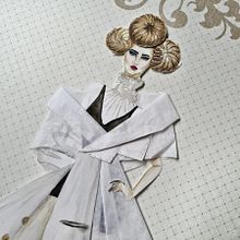 My project in Creative Fashion Illustration Techniques course. Un proyecto de Ilustración tradicional, Collage y Dibujo artístico de Alaine Kaye Pang - 01.08.2021