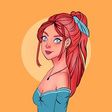 Mi Proyecto del curso: Retrato de personajes femeninos con Procreate. Traditional illustration, Digital Illustration, and Digital Drawing project by Lourdes Saldarriaga - 08.01.2021