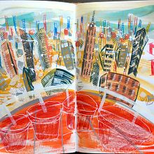 My project in Pictorial Sketchbook with Gouache course. Projekt z dziedziny Trad, c, jna ilustracja, Sketching,  R, sunek,  R, sunek architektoniczn, Sketchbook i Malowanie gwaszami użytkownika audieart365 - 01.08.2021