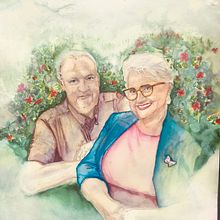 Hedy Lehtmets project in Expressive Watercolor Portraits course. Traditional illustration, Fine Arts, Painting, Watercolor Painting, and Portrait Drawing project by Hedy Lehtmets - 07.25.2021