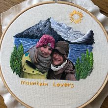 Mi Proyecto del curso: Bordado en fotografías sobre tela. Fotografia, Colagem, Papercraft, Estampagem, Bordado, e DIY projeto de Nuria Campá - 01.08.2021