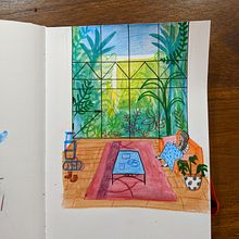 Weekend Away. Traditional illustration project by Mena Davies - 08.01.2021