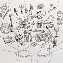 Me. Traditional illustration project by Mena Davies - 08.01.2021
