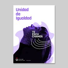 TE ESCUCHAMOS - UNIDAD DE IGUALDAD URJC. Design, and Graphic Design project by Leticia Moreno Sanz - 08.01.2021