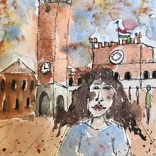 My project in Artistic Watercolor Sketching: Dare to Express Your Ideas course. Traditional illustration, Sketching, Creativit, Drawing, Watercolor Painting, and Sketchbook project by Susanne Taudte - 08.01.2021