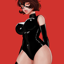 Monica dominatrix (tmj). Digital Drawing, and Digital Illustration project by Clara Prates - 08.01.2021