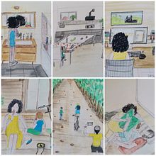 My project in Exploratory Sketchbook: Find Your Drawing Style course. Traditional illustration, Sketching, Drawing, Watercolor Painting, Sketchbook, Creativit, and Gouache Painting project by Andreea Teodora - 08.01.2021