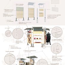 Parada A Punt - Habitacola 2019 Ein Projekt aus dem Bereich Design, 3D, Animation, Events, Möbeldesign und - bau, Produktdesign und Industriedesign von Gisela Neira Santanach - 01.08.2021
