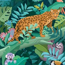 Jungle Magazine Cover - Illustration Editorial Work. Un progetto di Illustrazione tradizionale, Stampa e Illustrazione editoriale di Asia Orlando - 15.01.2020