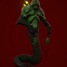 Monster - Character Design. Projekt z dziedziny 3D, Rzeźba i Projektowanie postaci użytkownika Caio Gabriel - 01.08.2021