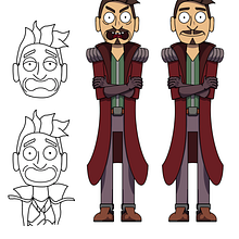 Mi Proyecto del curso: Ilustración de personajes con estilo. Un proyecto de Ilustración tradicional, Diseño de personajes y Cómic de Eleazar Castro - 01.08.2021