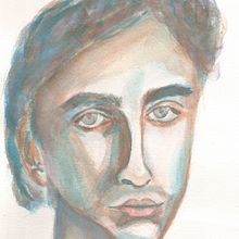 Mi Proyecto del curso: Retrato artístico en acuarela. Fine Arts, Painting, Watercolor Painting, and Portrait Drawing project by Mery Lycia Terán Ayquipa - 08.02.2021