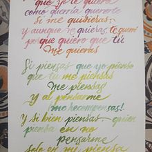 Mi Proyecto del curso: Caligrafía itálica con brush pen. Calligraph project by Paul Rios - 08.02.2021