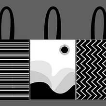 Sample Eco Bags. Projekt z dziedziny Trad, c, jna ilustracja i Design użytkownika Christine Jane Kudera - 03.07.2021