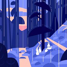 Chillhop Music _ Calm . Animation, and 2D Animation project by Roxane Campoy - 08.02.2021