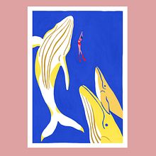 BLOOM_ protection of the ocean . Traditional illustration project by Roxane Campoy - 08.02.2021