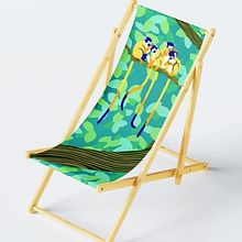 DIY art Shop London - Deck chair . Design, Traditional illustration & Interior Design project by Roxane Campoy - 08.02.2021