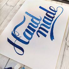 My project in Introduction to Brush Lettering course. Lettering, H, and Lettering project by Кристина Островскаия - 08.02.2021