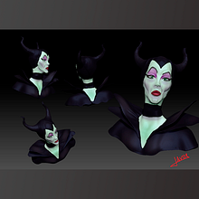 Personaje ZBrush: Maléfica. Projekt z dziedziny 3D, Projektowanie postaci,  Modelowanie 3D, Projektowanie postaci 3D i  Projektowanie 3D użytkownika Javier Elizalde - 02.08.2021