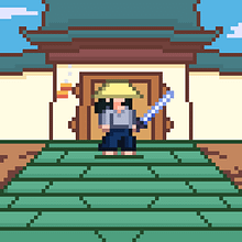 Mi Proyecto del curso: Animación de personajes en pixel art para videojuegos . Animação de personagens, Videogames, Pixel Art, e Desenvolvimento de videogames projeto de jetphone - 03.08.2021