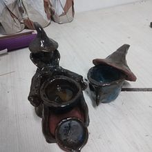 Meu projeto final: bruxinhas encantam nossas vidas. Accessor, Design, Arts, Crafts, Fine Arts, and Ceramics project by Savyo Luz - 08.02.2021