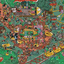 Illustrazione “Search and Find”: Luna Park  . Een project van Traditionele illustratie y Digitale illustratie van Nicol Carretti - 03.08.2021