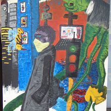 Guardians . Painting project by Inotila Opoeli Nghaamwa - 01.06.2021