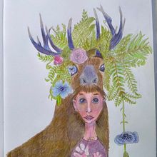 My project in Surrealist Illustration Inspired by Nature course. Projekt z dziedziny Trad, c, jna ilustracja, R, sunek ołówkiem,  R, sunek,  R, sunek art, st, czn, Ilustracja naturalist i czna użytkownika Marion Wever - 03.08.2021