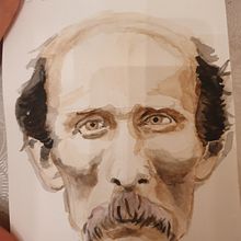 Mi Proyecto del curso: Cuaderno de retratos en acuarela. Painting, Watercolor Painting, Portrait Drawing, and Sketchbook project by antonio_pueyo06 - 08.03.2021