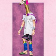 La femme girafe. Un proyecto de Ilustración tradicional, Fotografía, Diseño de personajes y Diseño gráfico de Alex Faz - 04.08.2021
