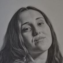 Mi Proyecto del curso: Retrato realista con lápiz de grafito. Projekt z dziedziny Trad, c, jna ilustracja,  Sztuki piękne, Sketching, R, sunek ołówkiem,  R, sunek, Portret, R, sunek realist, czn,  R, sunek art, st, czn, R i sunek anatomiczn użytkownika nievesnrc - 04.08.2021
