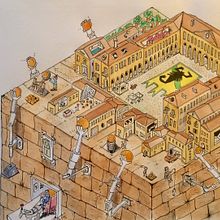 Il mio progetto del corso: L’arte dello sketching: trasforma i tuoi bozzetti in arte. Traditional illustration, Pencil Drawing, Drawing, and Sketchbook project by a_casetta - 08.04.2021