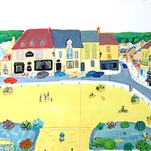 Mi Proyecto del curso: Sketchbook pictórico en gouache. Een project van Traditionele illustratie,  Schetsen,  Tekening,  Architecturale illustratie, Sketchbook y Schilderen met gouache van Elodie Spagnol Nouveliere - 04.08.2021