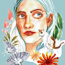 My project in Illustrated Portrait in Watercolor course Ein Projekt aus dem Bereich Traditionelle Illustration, Bildende Künste, Malerei, Zeichnung, Aquarellmalerei, Porträtzeichnung und Artistische Zeichnung von Regina Raycheva - 04.08.2021