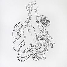 Ocotopus. Traditional illustration project by Mateja Pivk - 08.04.2021